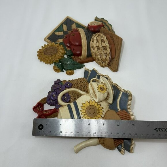 Vintage Home Interior 3D Bakery Shop Wall Hang Deco Retro Rustic Pie Tea Coffee - Picture 9 of 12